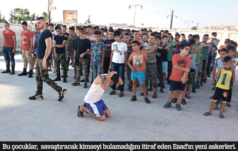 Babalar öldü sıra çocuklarında
